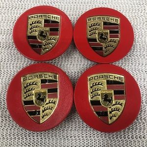 COPY - COPY - 4 Porsche center cap custom made  r…
